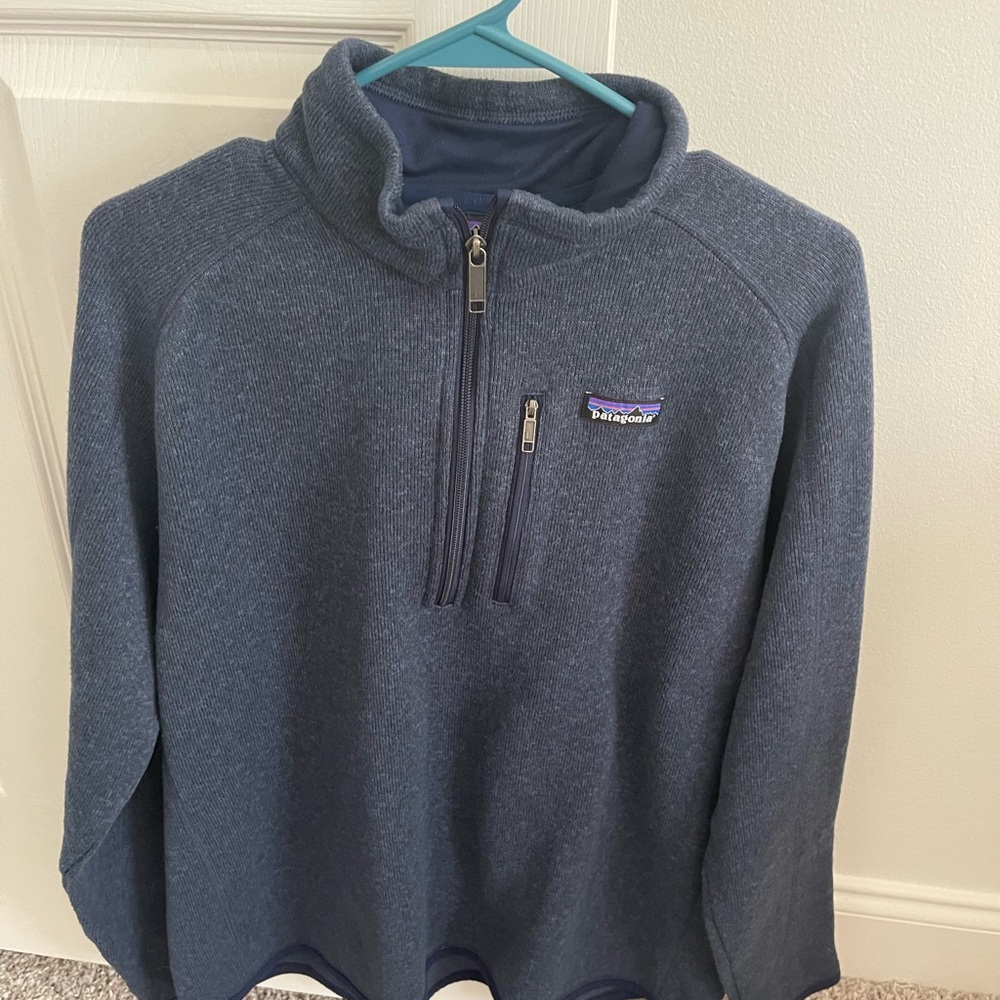 Patagonia Men's Better Sweater Fleece 1/4 Zip Blue